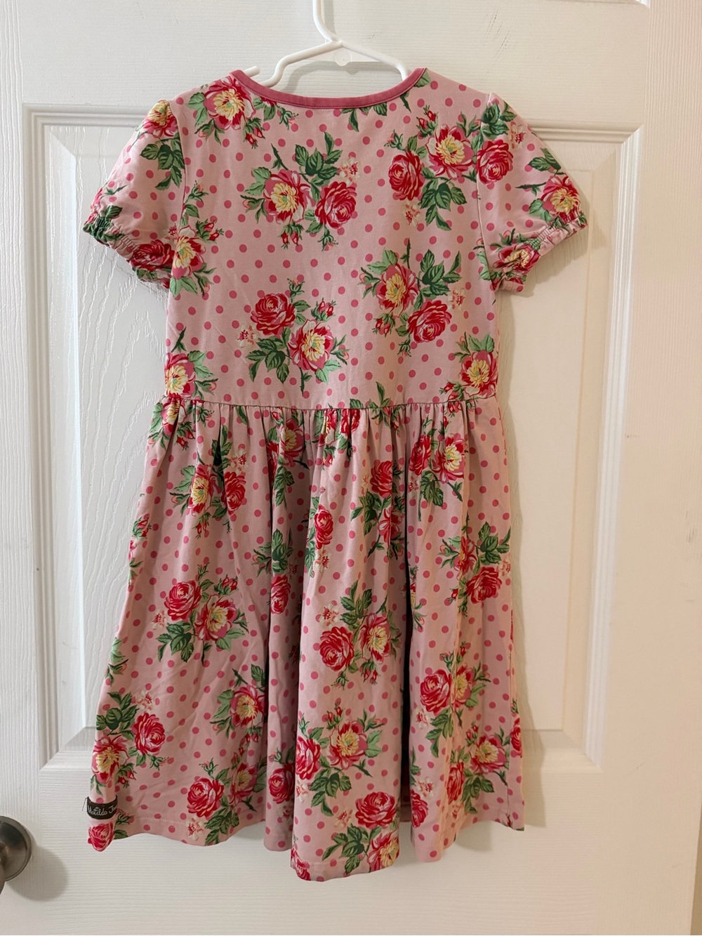 Matilda Jane Pink Floral Polka-Dot Pocket Dress - Picture 2 of 4